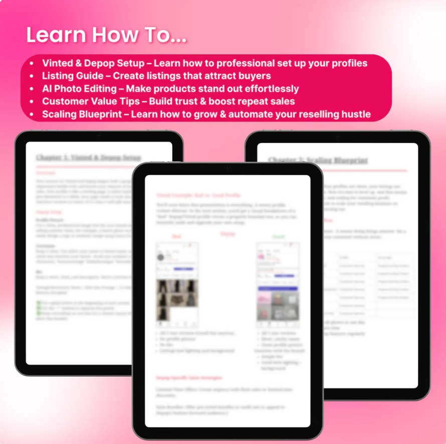 Olivia’s Ultimate Resell Bundle (A-Z System)